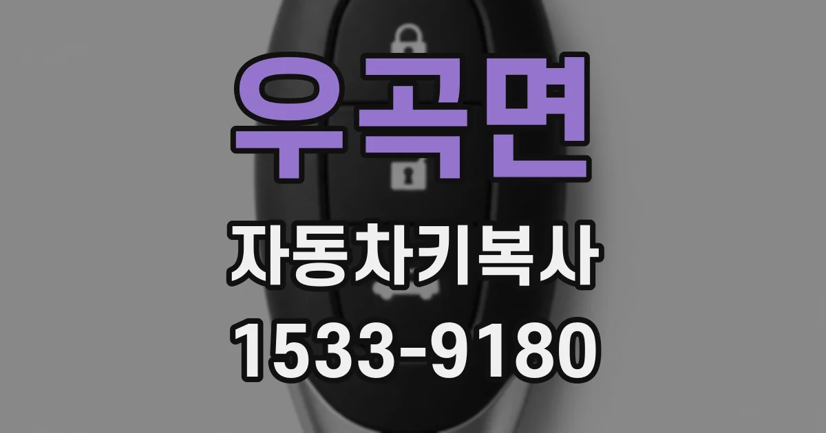 우곡면 자동차키복사