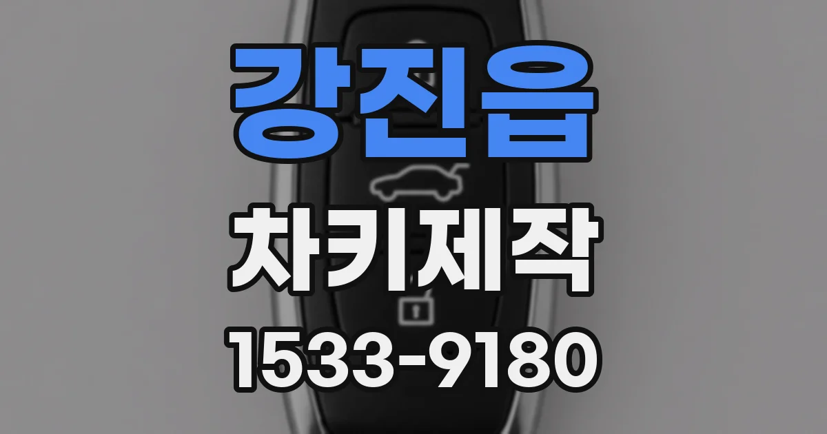 강진읍 차키제작