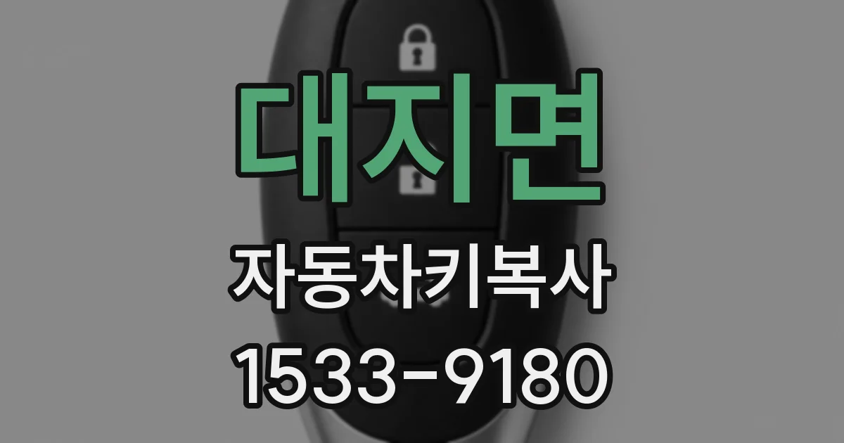대지면 자동차키복사
