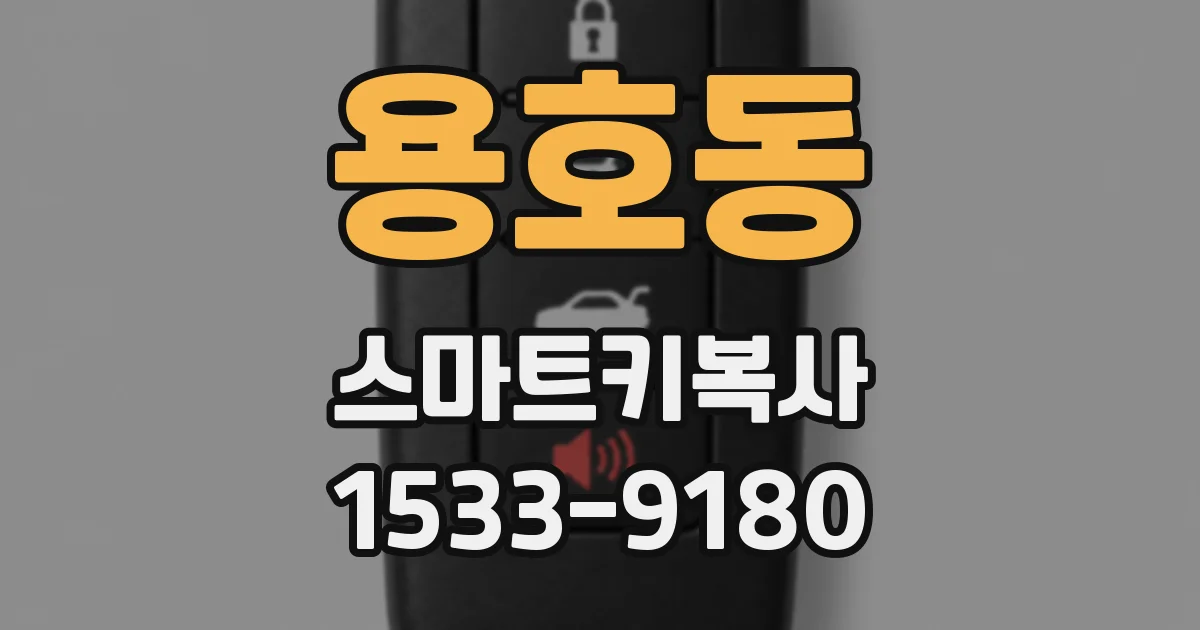 용호동 스마트키복사