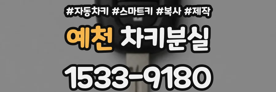 예천 차키분실