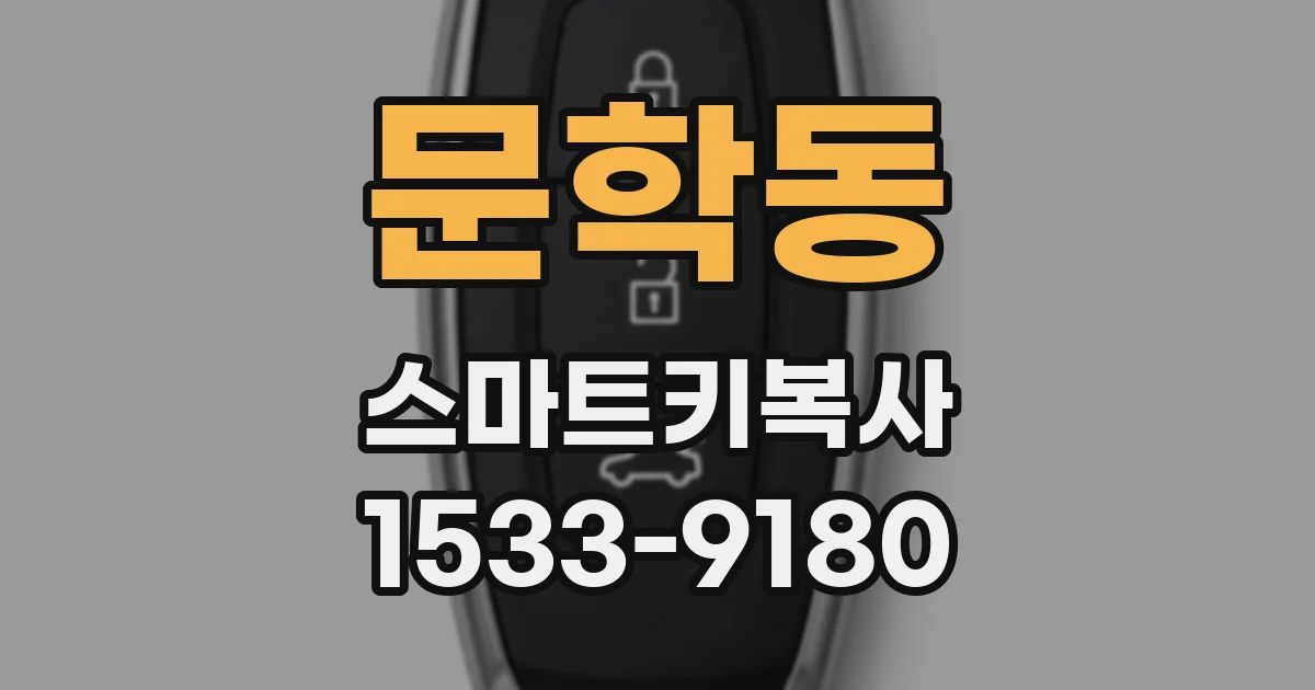 문학동 스마트키복사