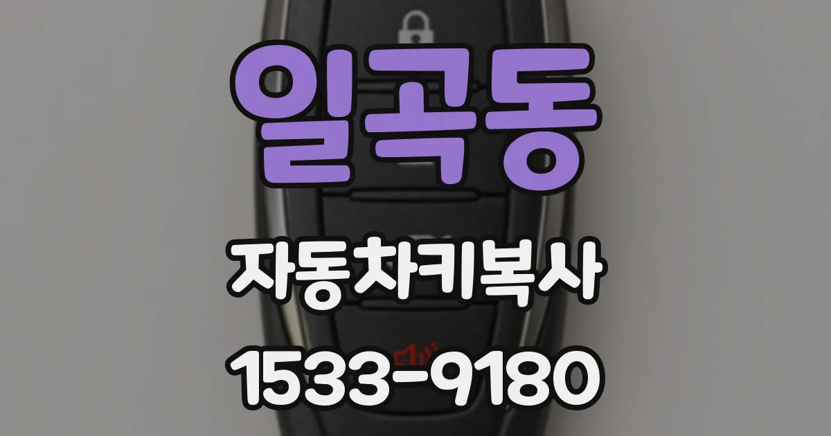 일곡동 자동차키복사