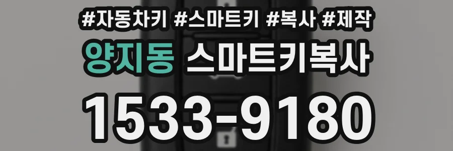 양지동 스마트키복사