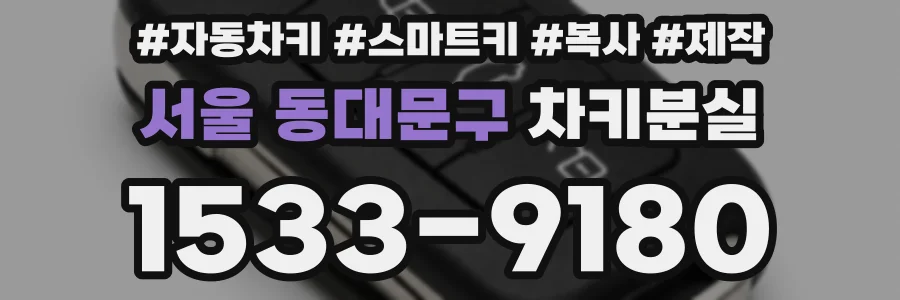 서울 동대문구 차키분실