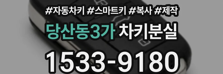 당산동3가 차키분실