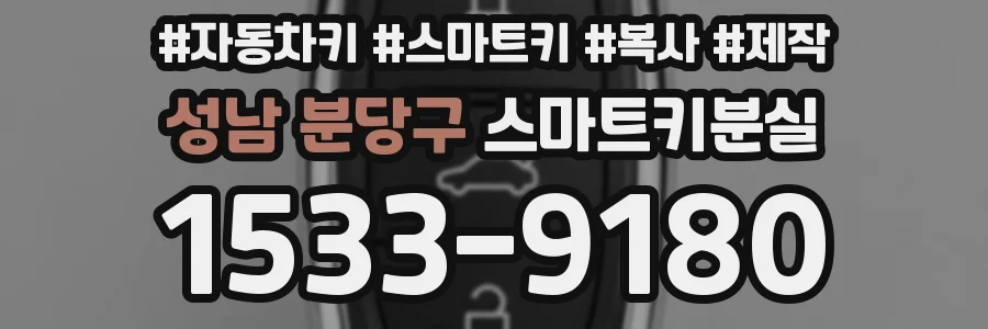 성남 분당구 스마트키분실