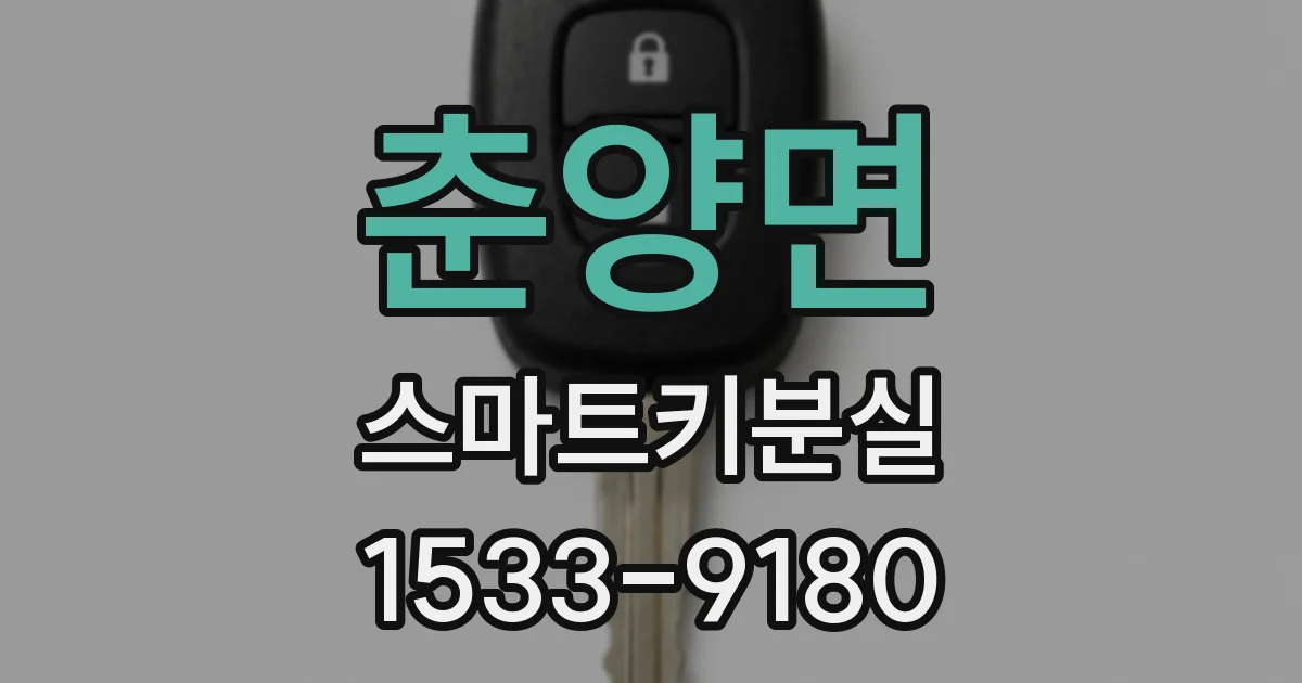 춘양면 스마트키분실