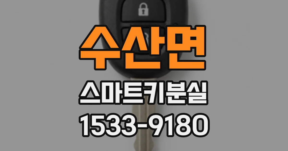 수산면 스마트키분실