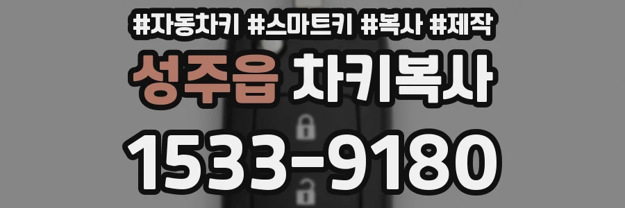 성주읍 차키복사