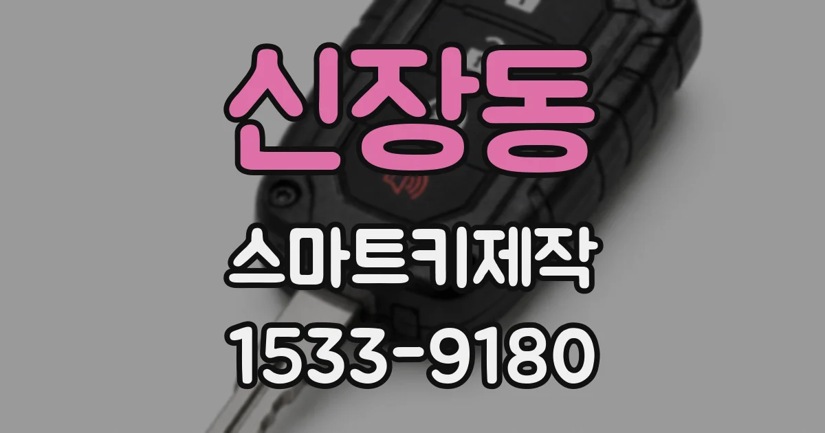 신장동 스마트키제작