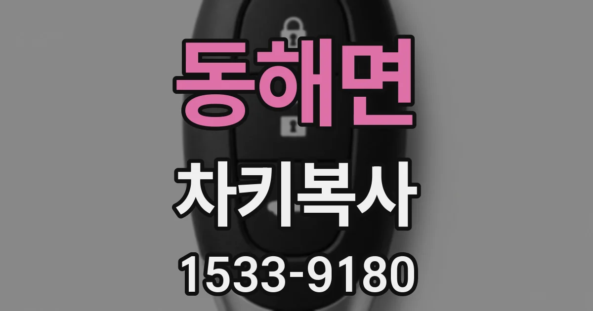 동해면 차키복사