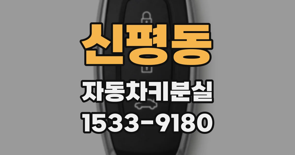 신평동 자동차키분실