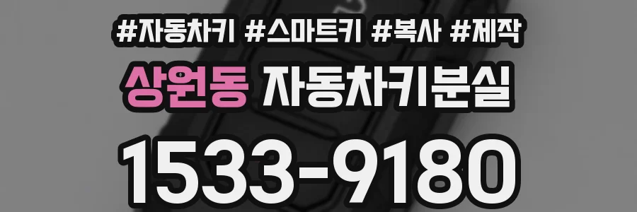 상원동 자동차키분실