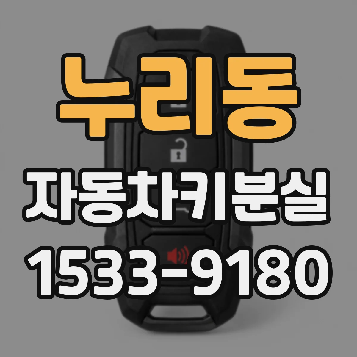 누리동 자동차키분실