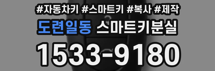 도련일동 스마트키분실