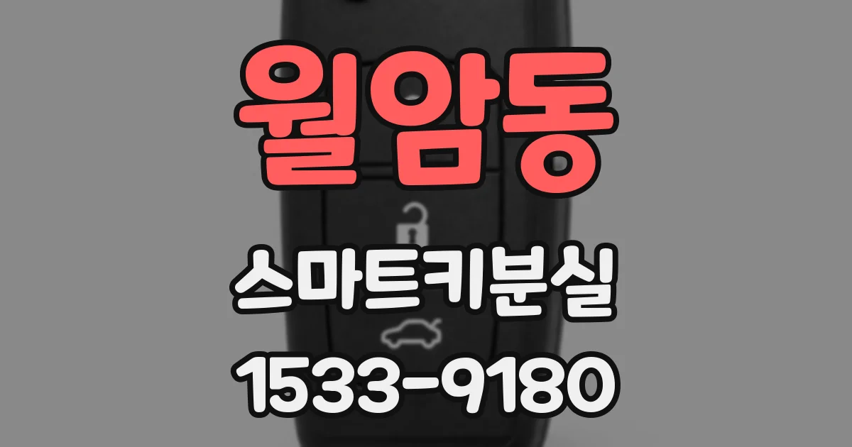 월암동 스마트키분실