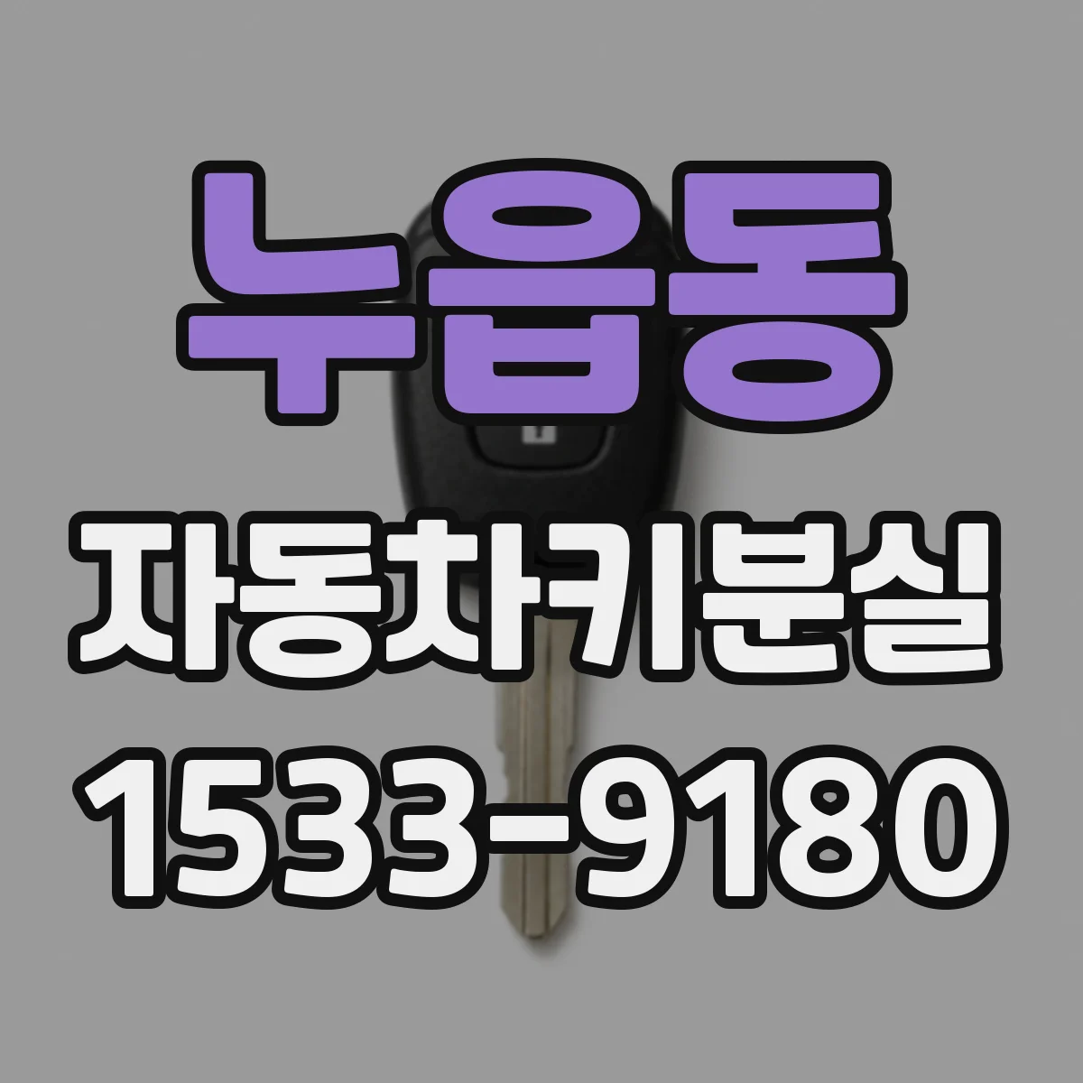 누읍동 자동차키분실