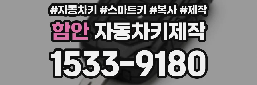 함안 자동차키제작