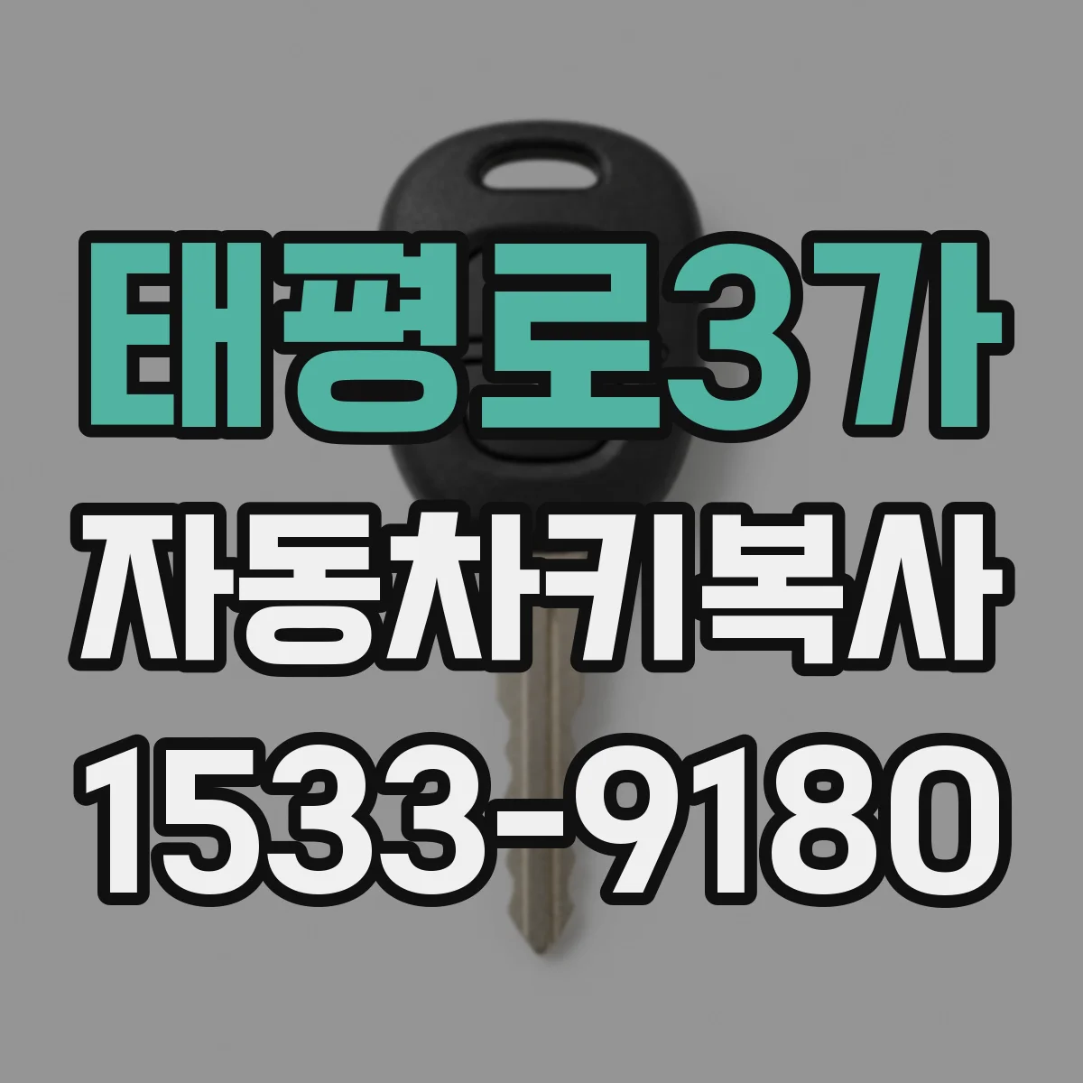 태평로3가 자동차키복사