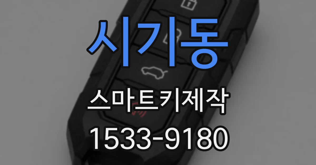 시기동 스마트키제작