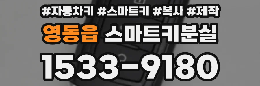 영동읍 스마트키분실