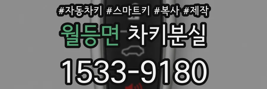 월등면 차키분실