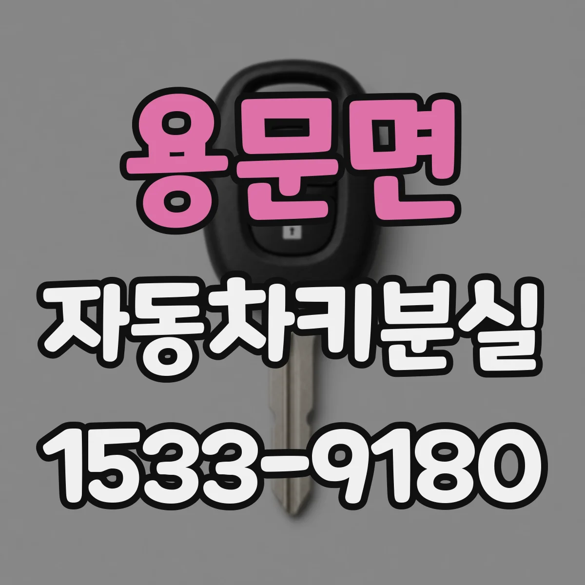 용문면 자동차키분실