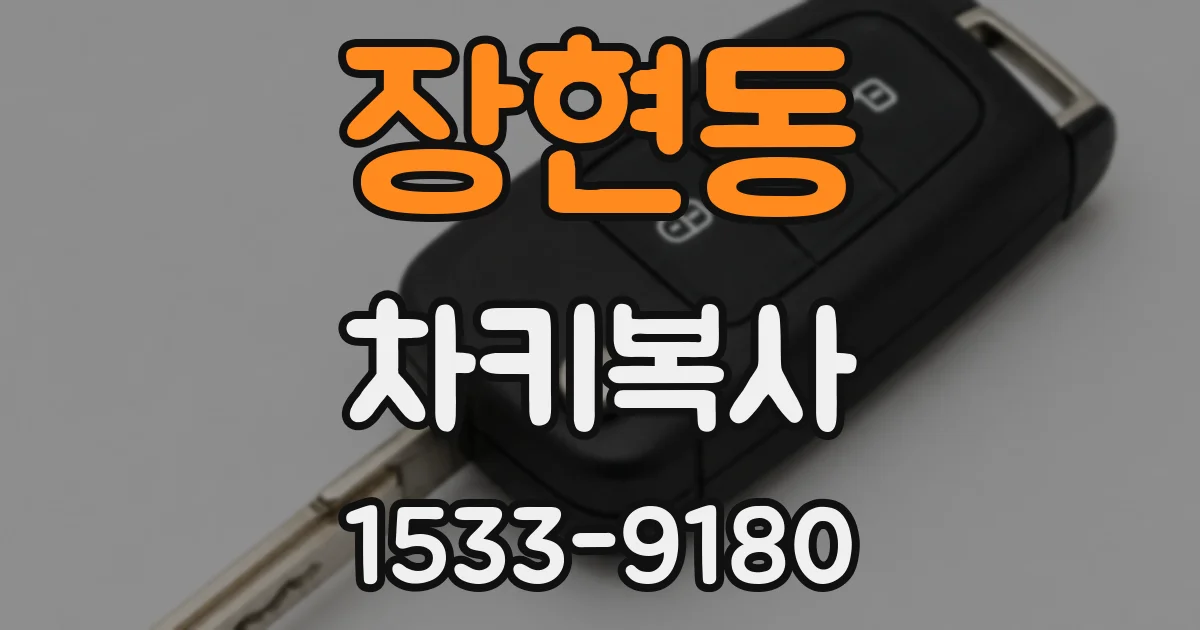 장현동 차키복사