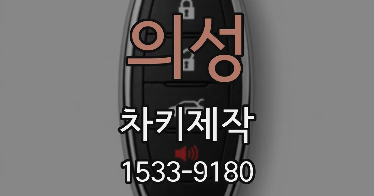 의성 차키제작
