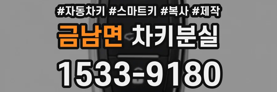 금남면 차키분실