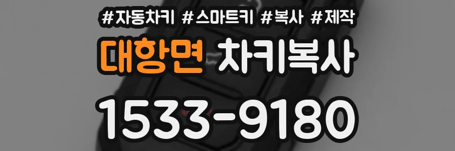 대항면 차키복사
