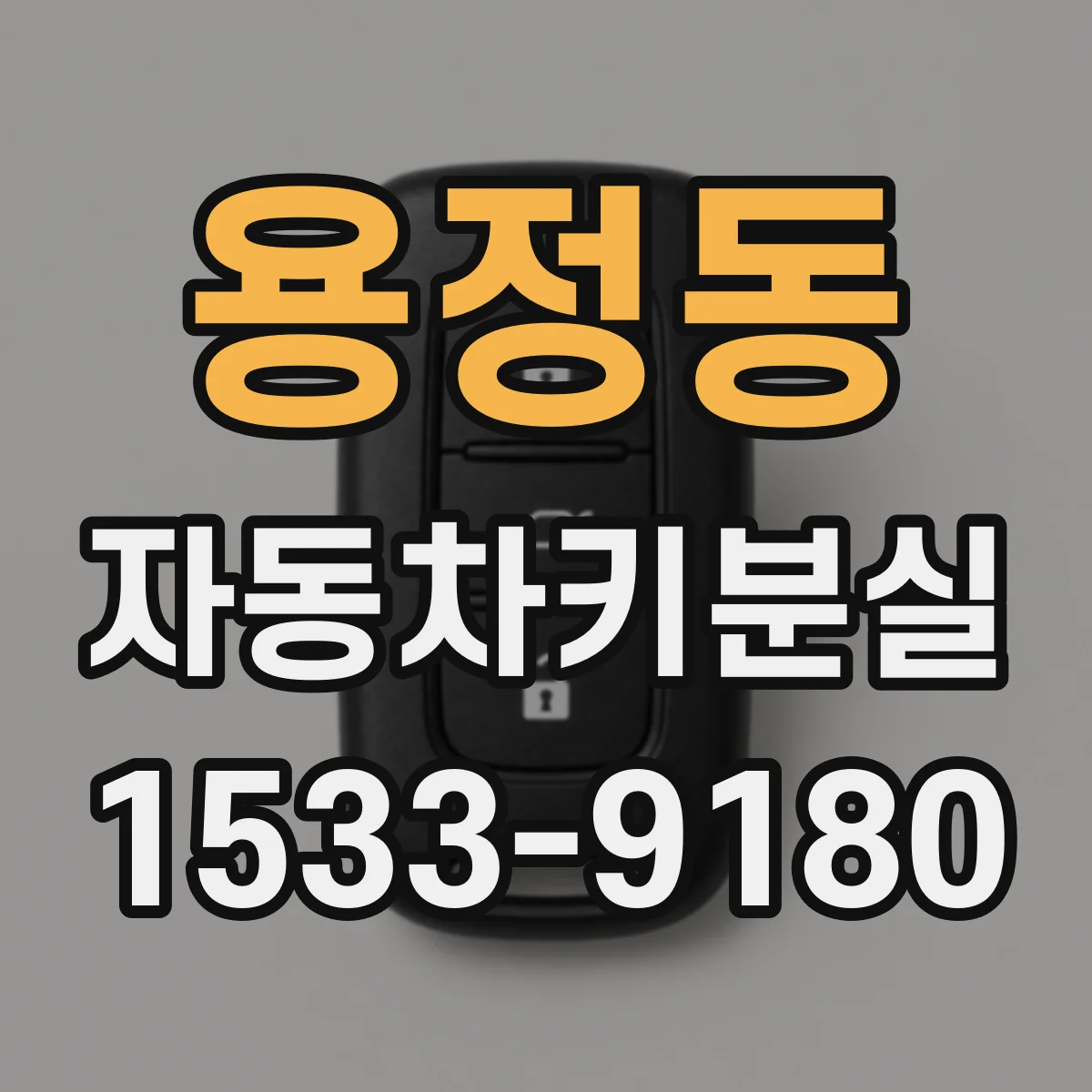 용정동 자동차키분실