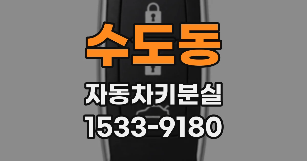 수도동 자동차키분실