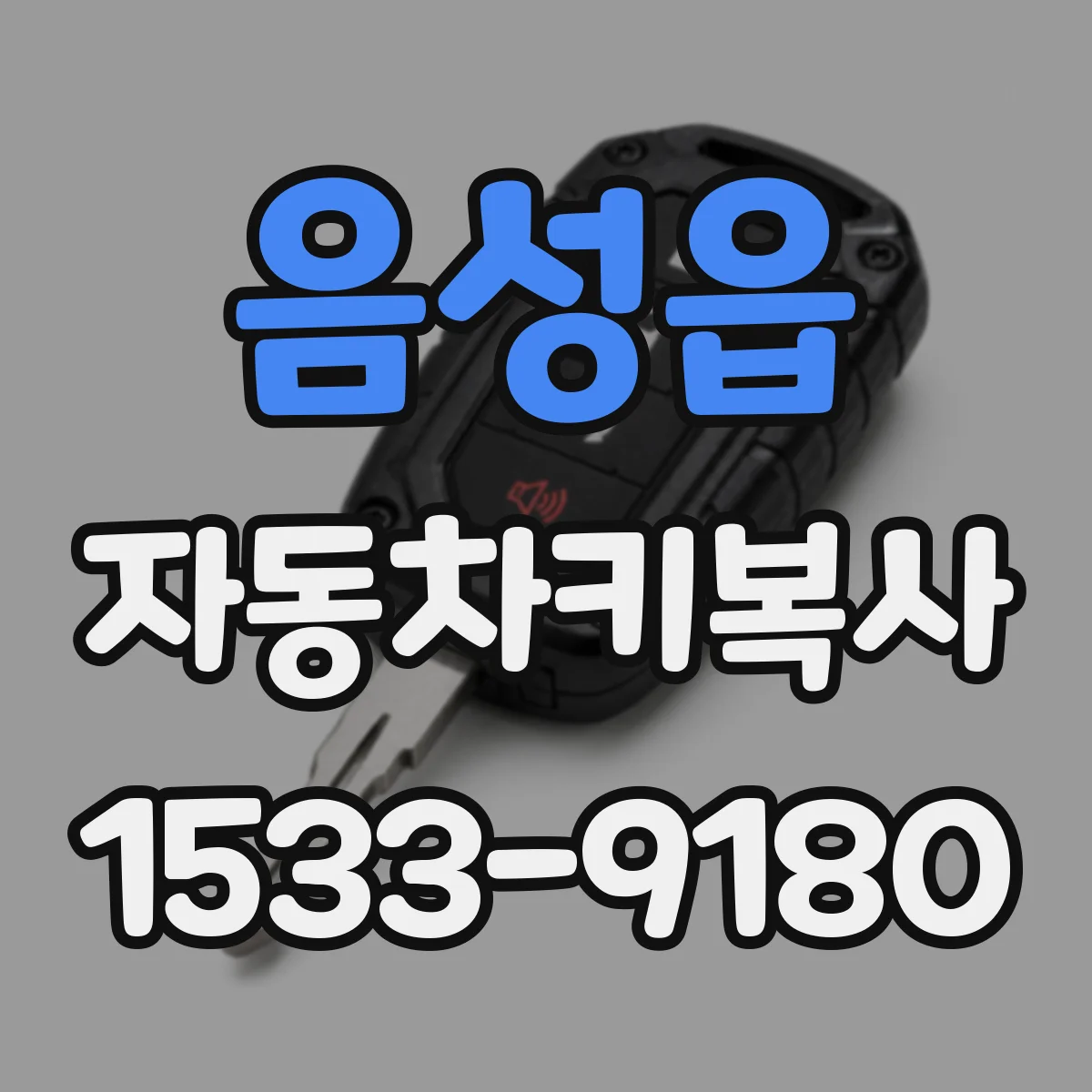 음성읍 자동차키복사