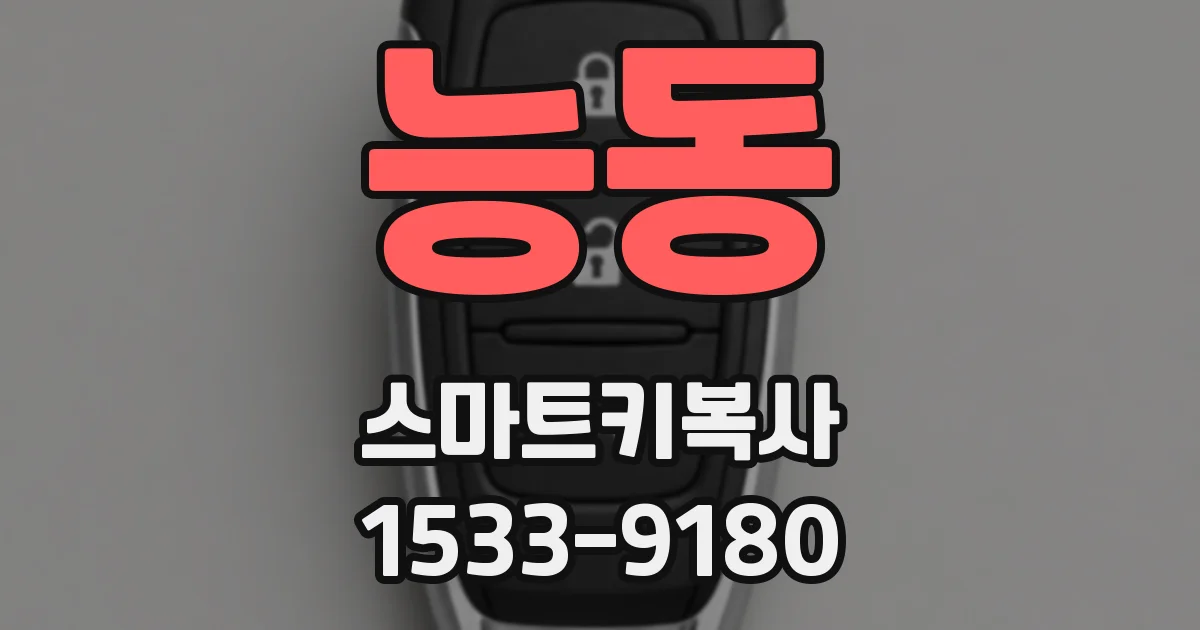 능동 스마트키복사