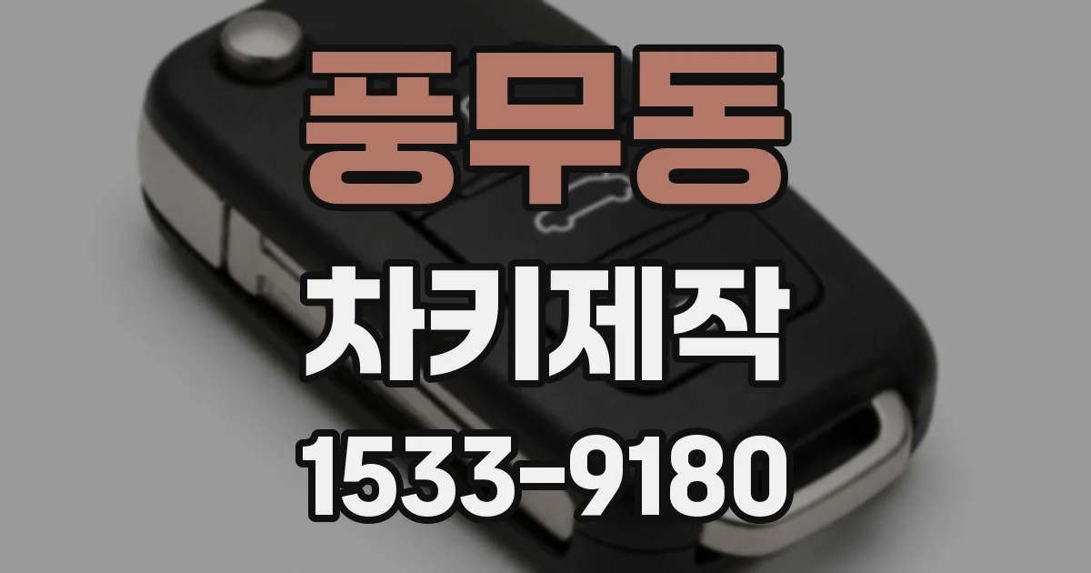 풍무동 차키제작