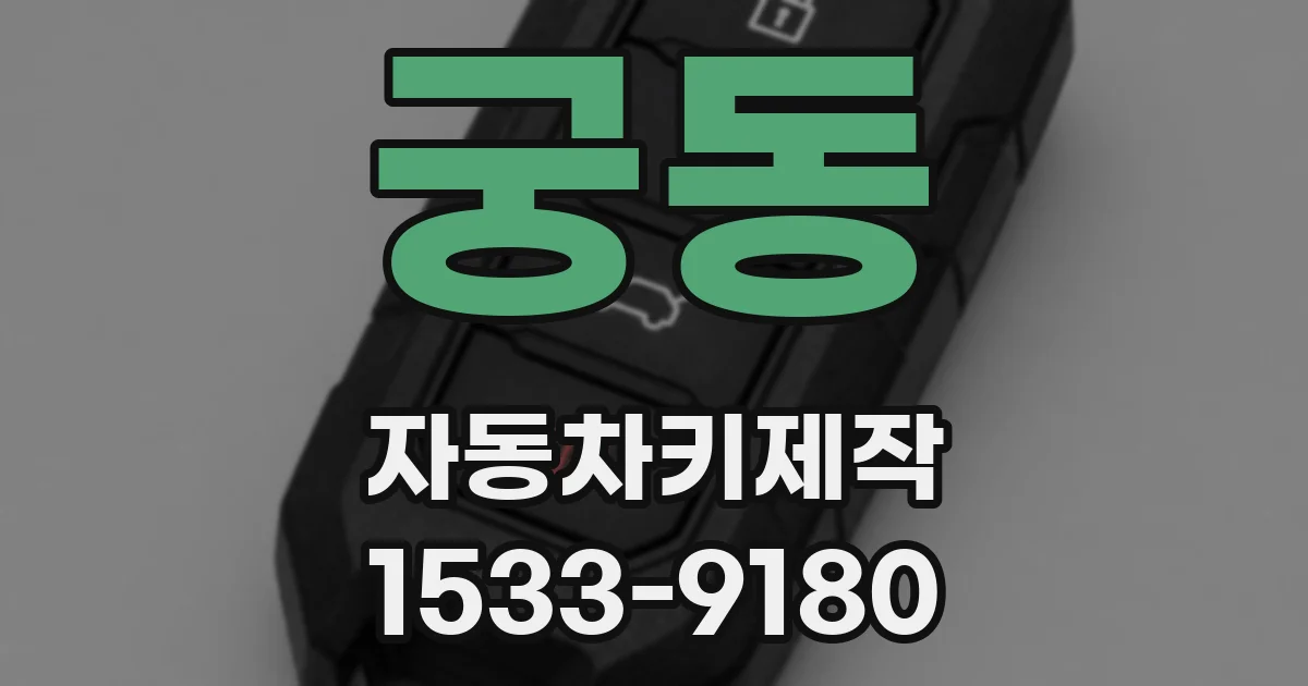 궁동 자동차키제작