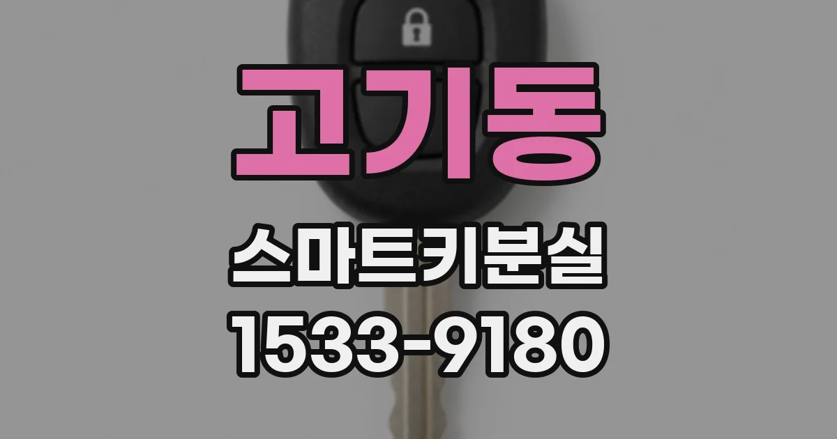 고기동 스마트키분실