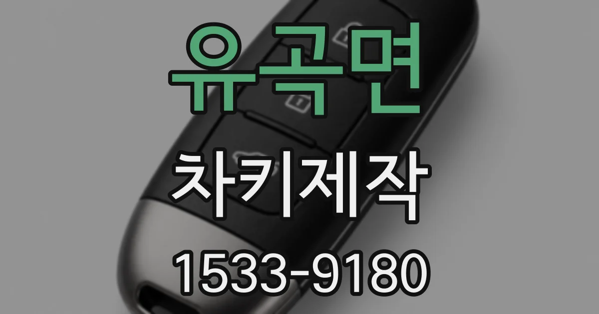 유곡면 차키제작