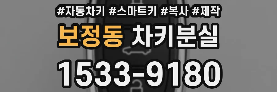 보정동 차키분실
