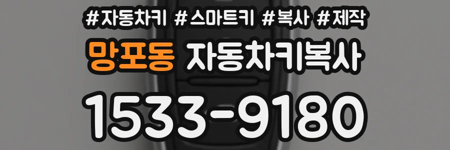 망포동 자동차키복사