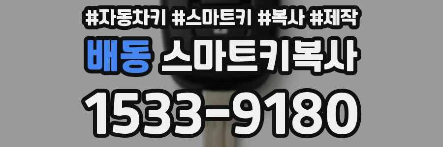 배동 스마트키복사