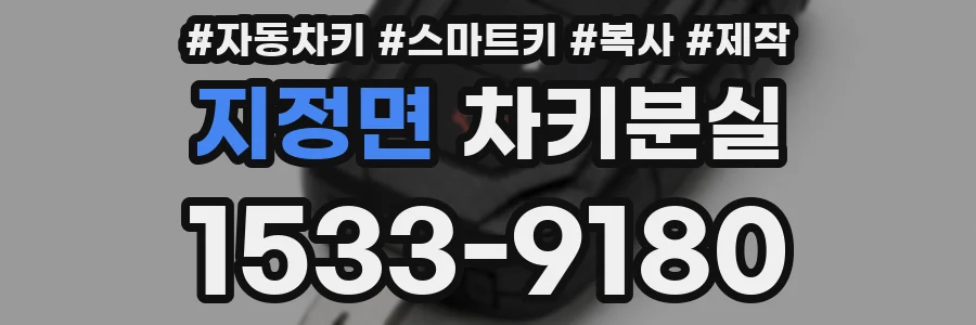 지정면 차키분실