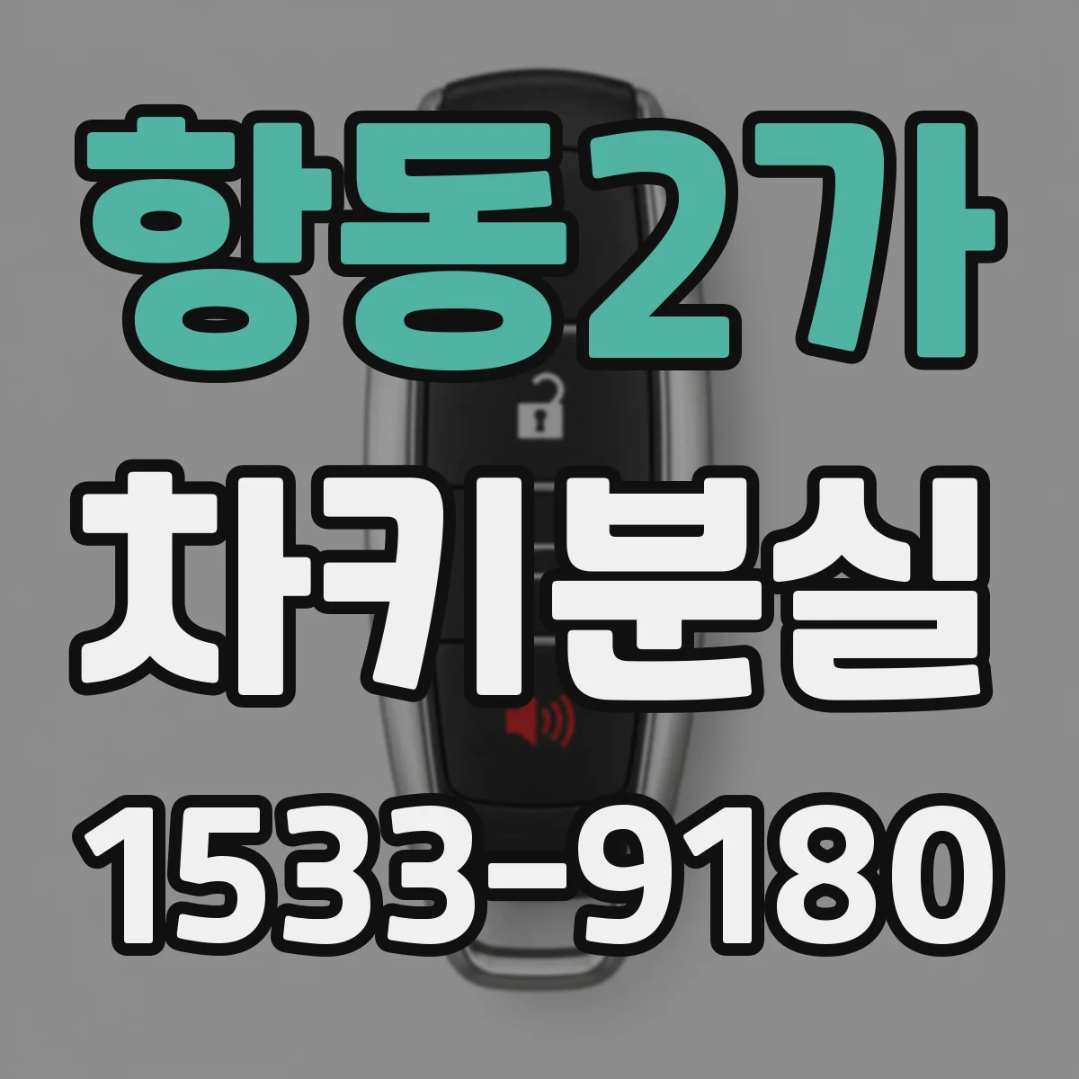 항동2가 차키분실