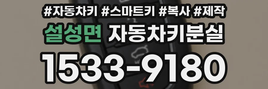 설성면 자동차키분실