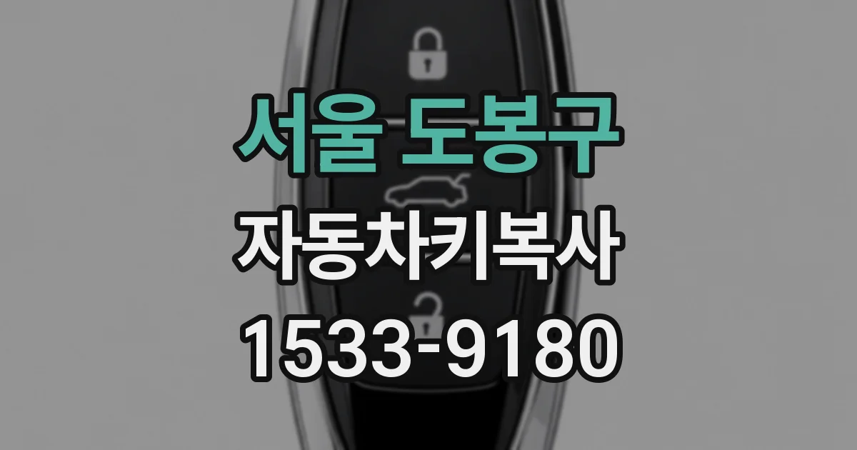 서울 도봉구 자동차키복사