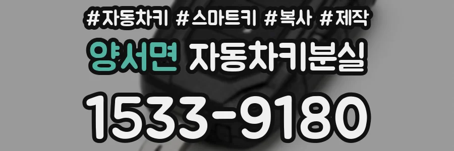 양서면 자동차키분실