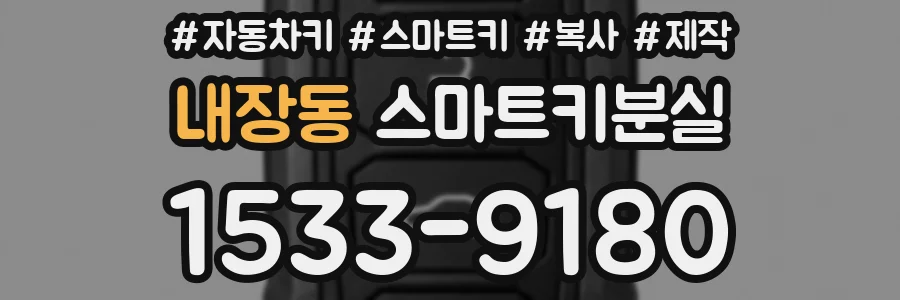 내장동 스마트키분실