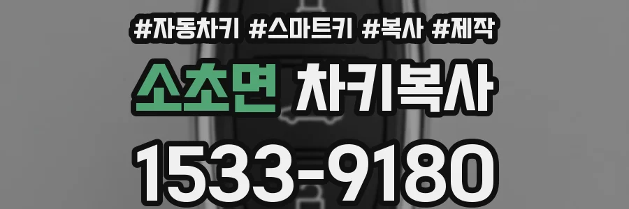 소초면 차키복사